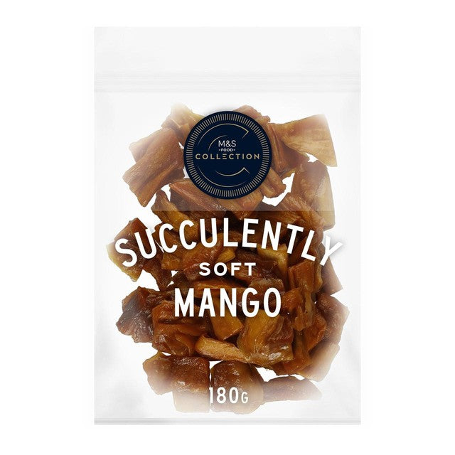 M&S soft mango dried fruit snack 180g, imported from the UK