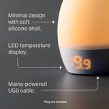 Tommee Tippee Gro Egg 2 night light and digital room thermometer (British brand)