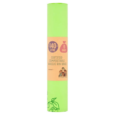 M&S Eco Green Living Compostable 140L Wheelie Bin Bags- Buy online at McGrocer