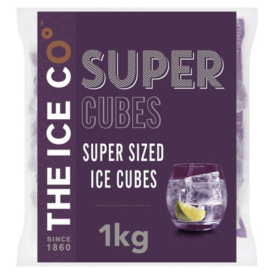 M&S The Ice Company Super Cubes Premium Ice Cubes 1kg- Buy online at McGrocer