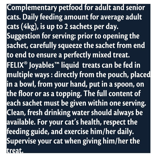 Felix Joyables Salmon cat treats 4 x 10g - British product