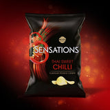 Sensations Thai Sweet Chilli crisps 150g (British brand)