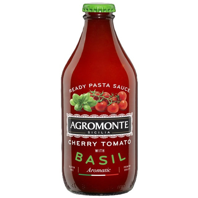Agromonte cherry tomato pasta sauce with basil 330g (British brand)