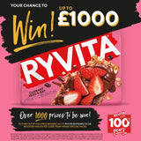 Ryvita Fruit Crunch Currant Seed & Oat Crispbread 200g, imported from the UK