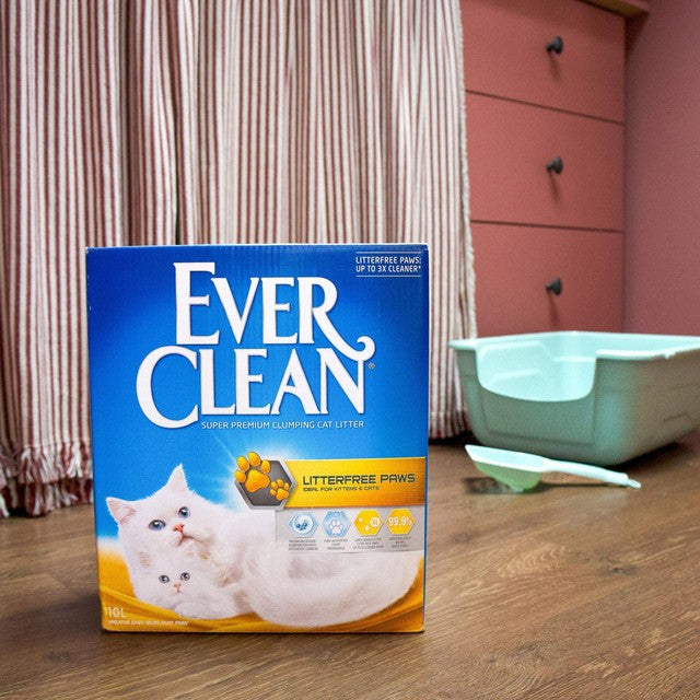Ever Clean Litterfree Paws cat litter 10L - British product