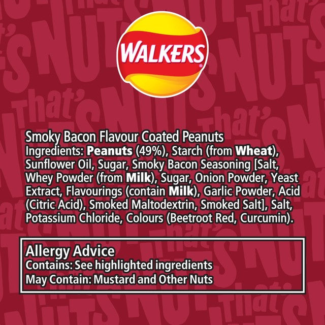 That's Nuts smoky bacon flavour coated peanuts 160g (British brand)