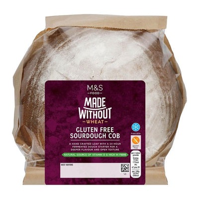 M&S Made Without Glutenfri Surdeigsbrød Cob 400g