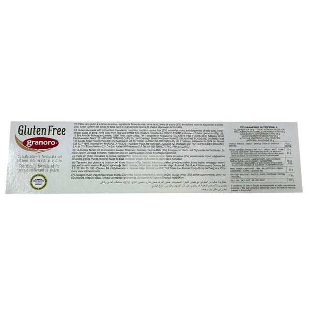 Granoro gluten free spaghetti pasta 400g, UK version