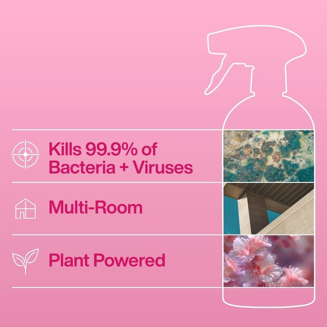 INEOS Antibac Multi-Room Spray Rhubarb and Pomegranate 750ml, UK version