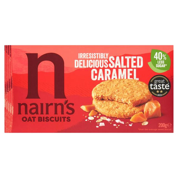 Nairns Salted Caramel Oat Biscuits 200g