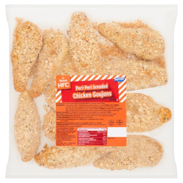 Humza Piri Piri chicken goujons 500g, UK version