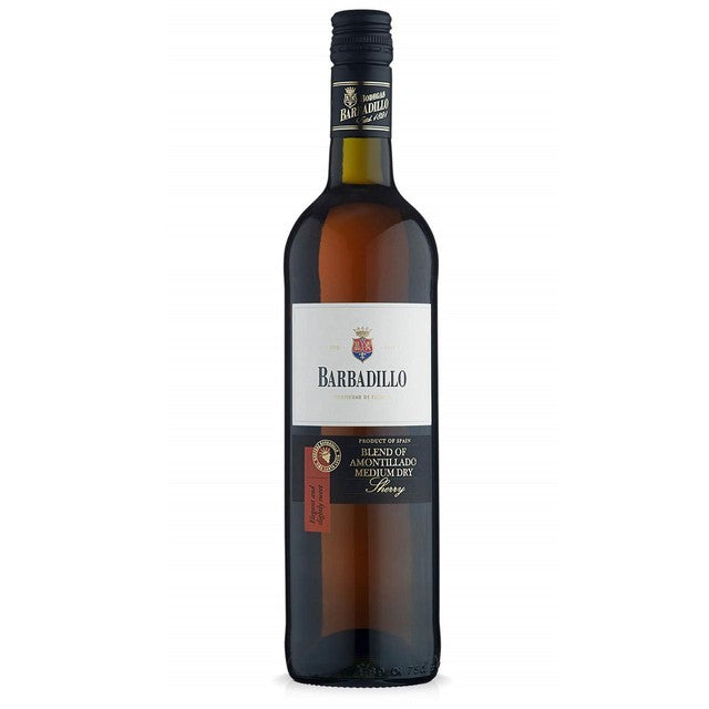 Barbadillo Amontillado Sherry medium dry 75cl - British product