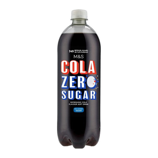 M&S Cola Zero soft drink 1L, imported from the UK