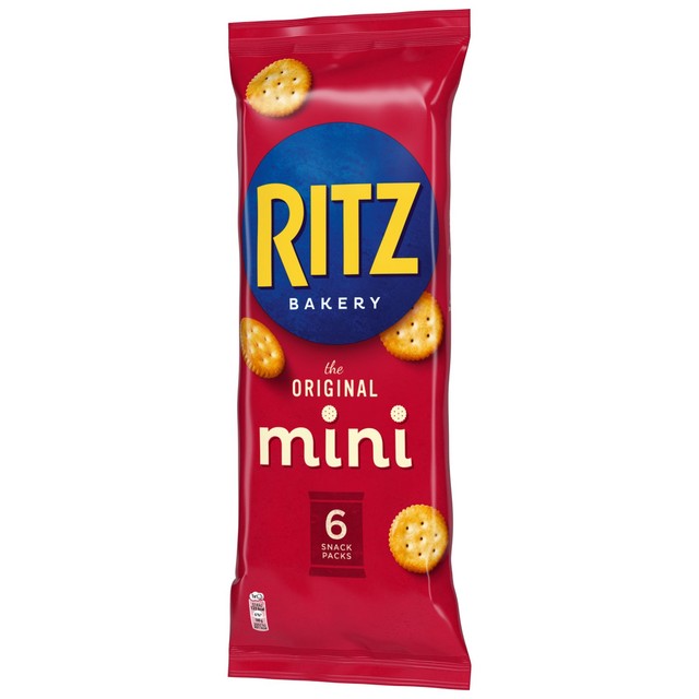 Ritz Original Mini Crackers 150g multipack, imported from the UK