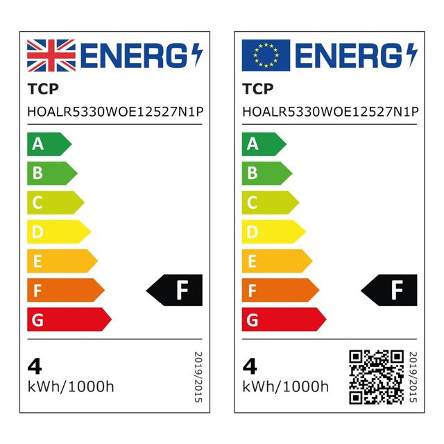 TCP LED spotlight bulb with small screw E14 cap (British brand)
