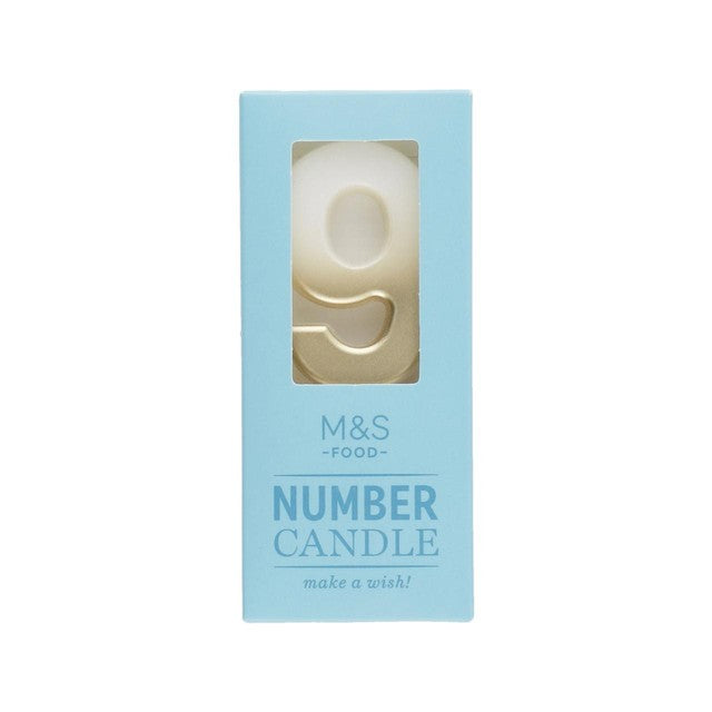 M&S number 9 candle, imported from the UK