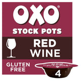 Oxo red wine stock pots 4 x 20g, imported from the UK