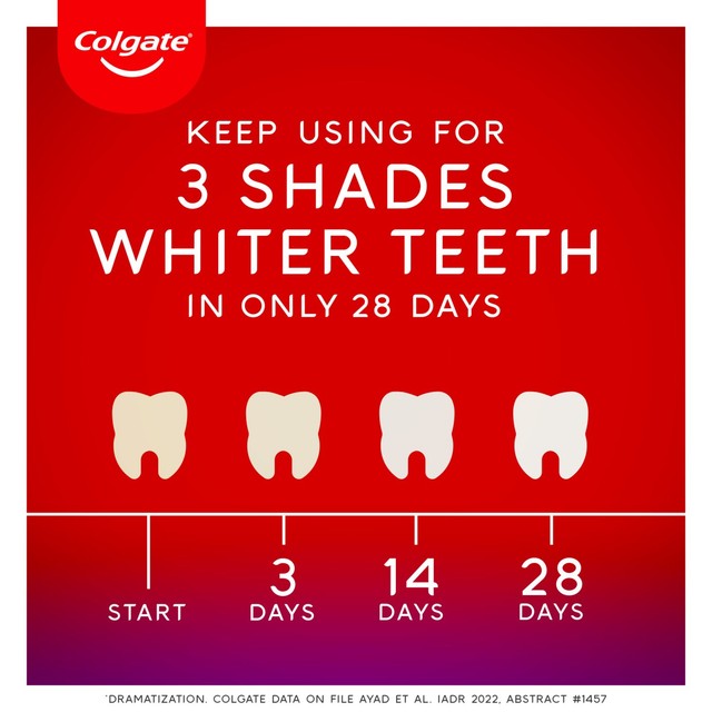 Colgate Max White Ultimate Radiance whitening toothpaste mint 75ml - British product