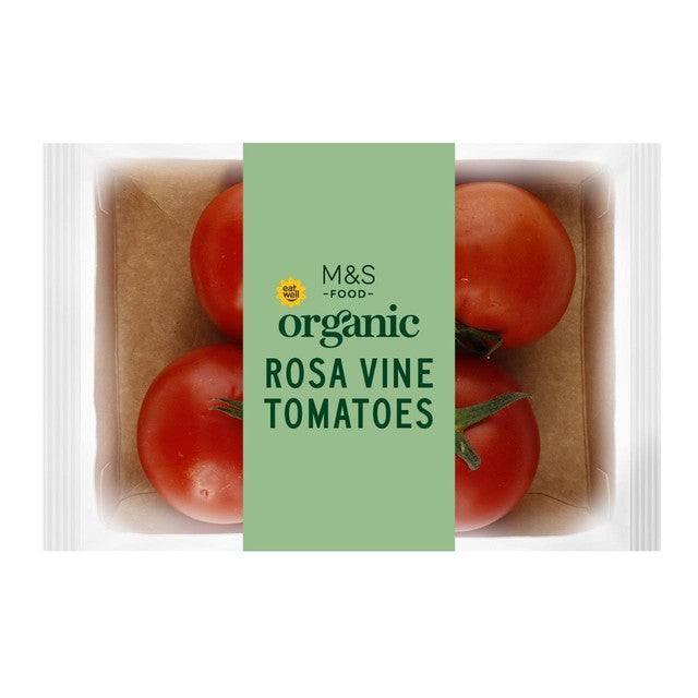 M&S Bio Roma Tomaten 375g, importiert aus dem Vereinigten Königreich