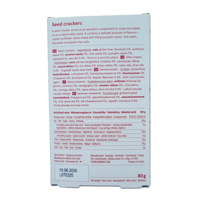 The Beginnings Frøkjeks med Havsalt 80g
