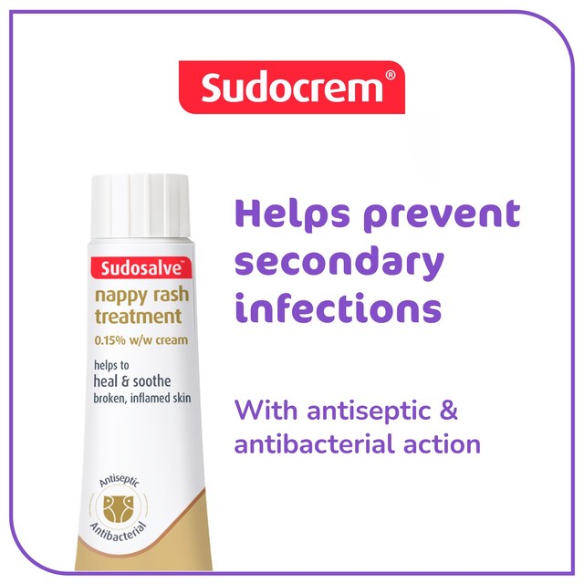 Sudocrem Sudosalve nappy rash treatment cream 25g (British brand)