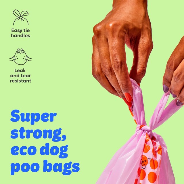 Who Gives a Crap super strong dog poo bags, imported from the UK