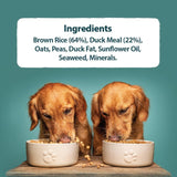 Burns sensitive duck and brown rice dog food 2kg - British product