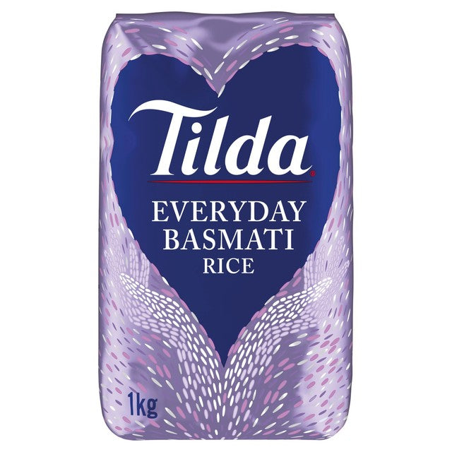 Tilda Everyday Basmati Rice 1kg (British brand)