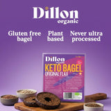 Dillon Organic Keto Bagel Original Flax 2-pack, UK version