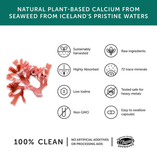 Together Health natural calcium from seaweed supplement capsules (British brand)
