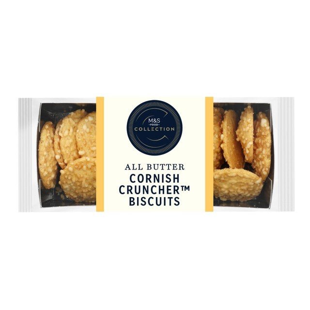 M&S Cornish Cruncher biscuits 80g, imported from the UK