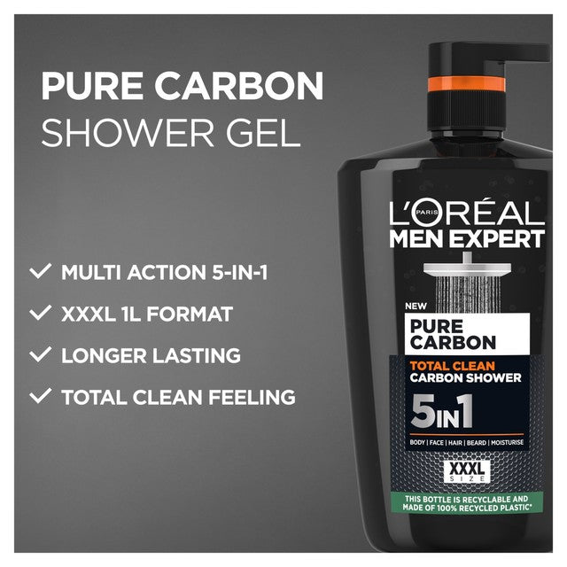 L'Oreal Men Expert Shower Gel Carbon Protect 1L, UK version
