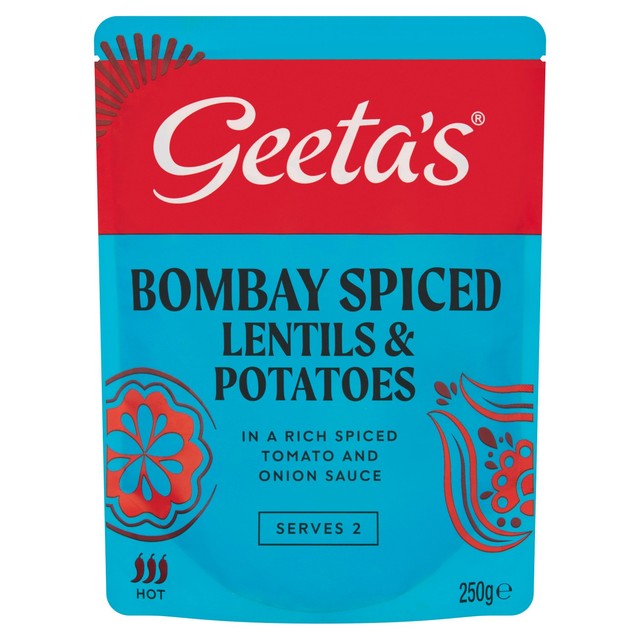 Geeta's Bombay Spiced Lentils and Potatoes 250g, UK version