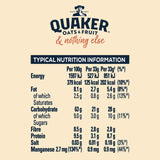 Quaker Exotic Fruits porridge sachets 33g, imported from the UK