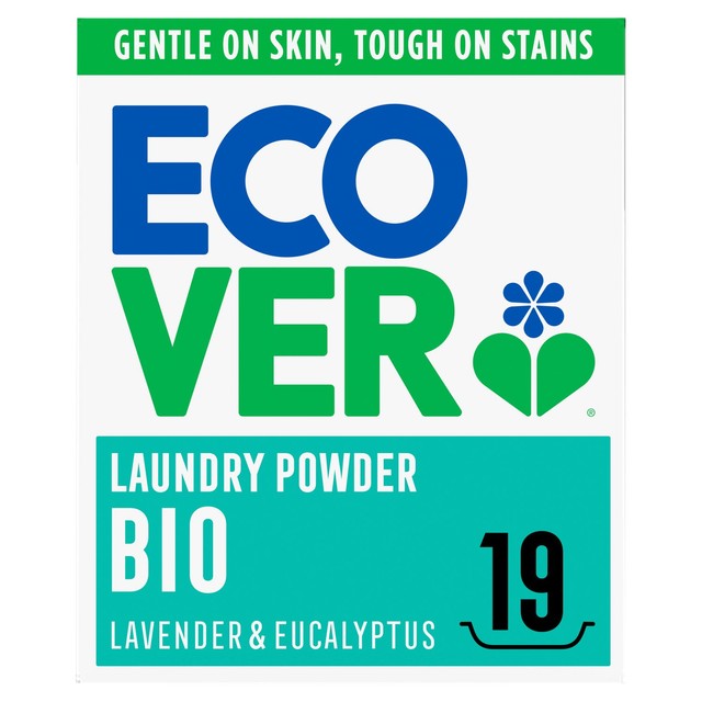 Ecover concentrated bio laundry powder 19 washes (British brand)