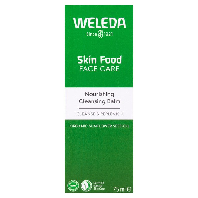 Weleda Skin Food Cleansing Balm hydrating face cleanser 75ml (British brand)