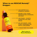 Nelsons Rescue Orange & Mango Dropper flower remedy, imported from the UK