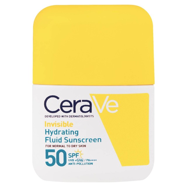 CeraVe sunscreen invisible hydrating fluid SPF 50, UK version