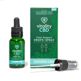 Vitality CBD Calm Support Oil citrus flavour 30ml (British brand)