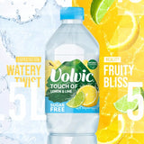 Volvic lemon & lime sugar free flavoured water 1.5L (British brand)
