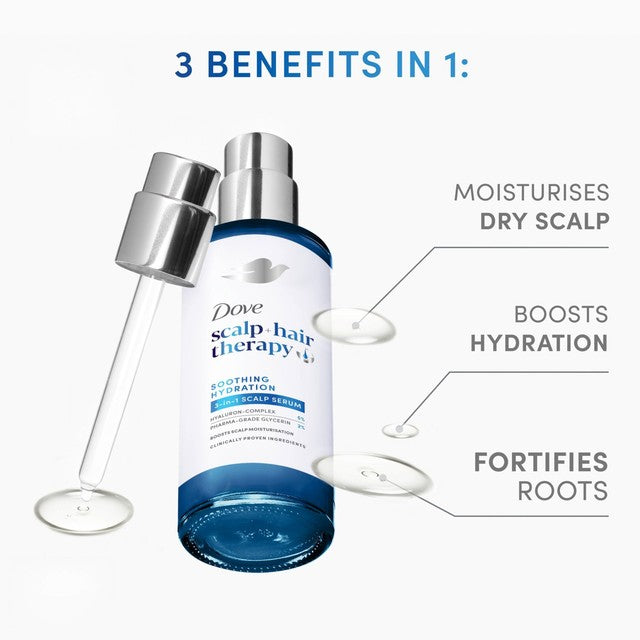 Dove Soothing Hydration scalp serum, UK version