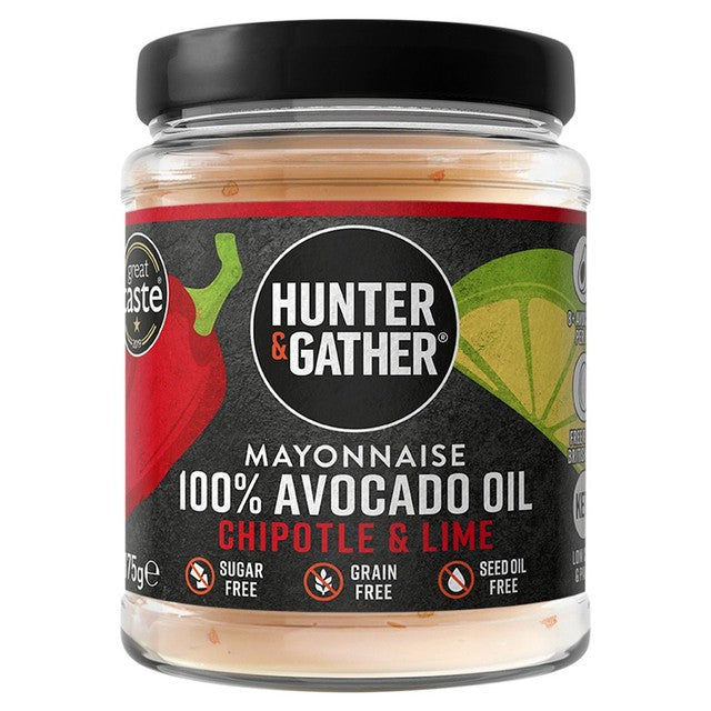 Hunter & Gather chipotle and lime avocado oil mayonnaise 175g, UK version