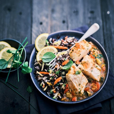 Picard Kabeljau mit Camargue-Reis & Sauce Vierge Tiefkühlgericht 350g