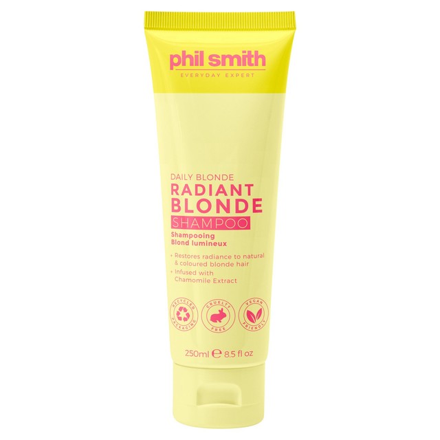 Phil Smith Radiant Blonde shampoo 250ml, imported from the UK