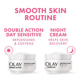 Olay double action sensitive day moisturiser cream, imported from the UK