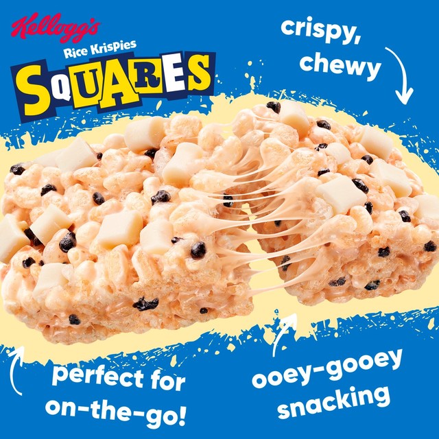 Kellogg's Rice Krispie Squares Cookies & Cream bars 4 pack, UK version