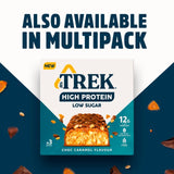 Trek chocolate caramel protein bar 55g (British brand)