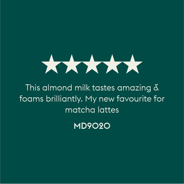 Plenish organic almond barista milk 1L, imported from the UK