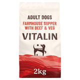 Vitalin Farmhouse Supper with Beef and Veg dry dog food 2kg (British brand)