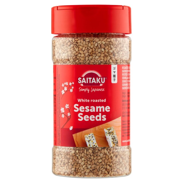 Saitaku roasted white sesame seeds 95g (British brand)